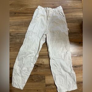 Aeropostale White Carpenter Pants